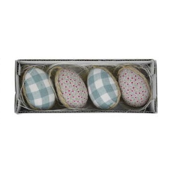 Sada 4 dekorativních velikonočních vajíček v boxu Ego Dekor