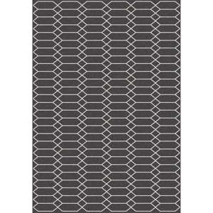 Černý koberec Universal Norway Negro, 120 x 170 cm