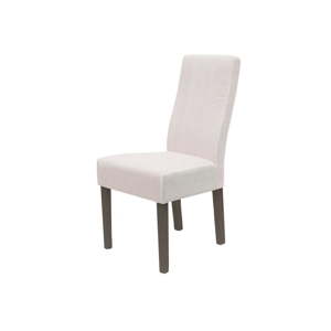 Bílá jídelní židle se šedými nohami Canett Titus