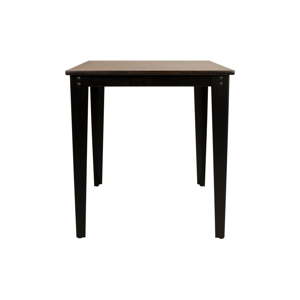 Dřevěný stůl s čenými nohami Dutchbone Scuola, 70 x 71 cm