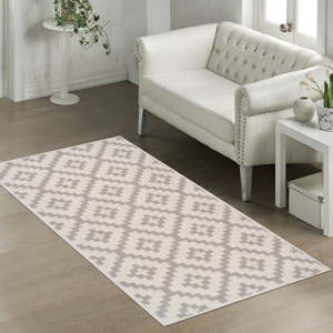 Odolný bavlněný koberec Vitaus Art Bej, 120 x 180 cm