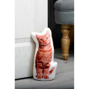 Zarážka do dveří s potiskem zrzavé kočky Adorable Cushions