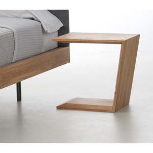 Noční stolek z olejovaného dubového dřeva Mazzivo Alpha