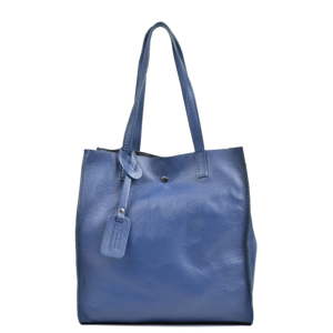 Modrá kožená kabelka Isabella Rhea Leslie