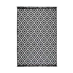Černo-bílý oboustranný koberec Helen, 140 x 215 cm
