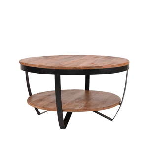 Odkládací stolek s deskou z mangového dřeva LABEL51 Rondo, ⌀ 80 cm