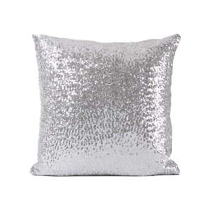 Povlak na polštář s flitry ve stříbrné barvě Minimalist Cushion Covers, 40 x 40 cm