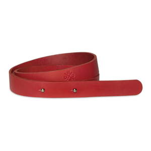 Červený kožený pásek Woox Mitella, délka 115 cm