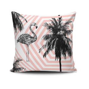 Polštář s příměsí bavlny Cushion Love Palms, 45 x 45 cm