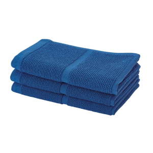 Tmavě modrý bavlněný ručník Aquanova Adagio, 30 x 50 cm