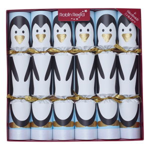 Sada 6 vánočních crackerů Robin Reed Penguin