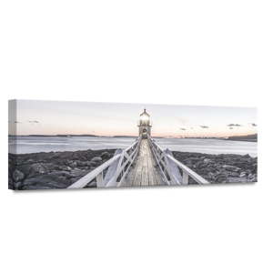 Obraz Styler Canvas By The Sea Beacon View II, 45 x 140 cm