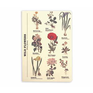 Zápisník Gift Republic Wild Flowers, vel. A5