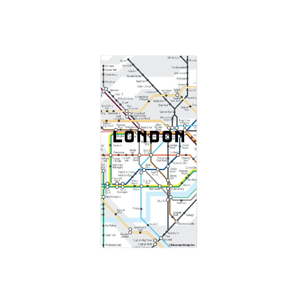 Mapa ve formě magnetů Kikkerland London
