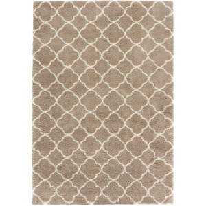 Hnědý koberec Mint Rugs Grace Brown Cream, 200 x 290 cm