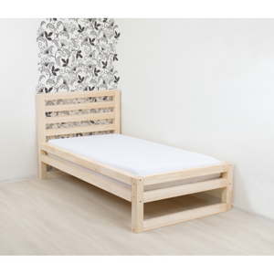 Dřevěná jednolůžková postel Benlemi DeLuxe Naturaleza, 200 x 80 cm