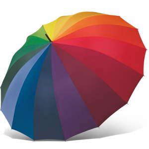 Barevný holový deštník Ambiance Rainbow, ⌀ 130 cm