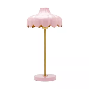 PR Home PR Home Wells stolní lampa růžová/zlatá