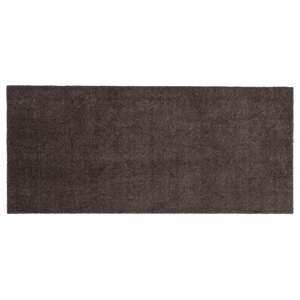 Tmavě hnědá rohožka tica copenhagen Unicolor, 67 x 150 cm