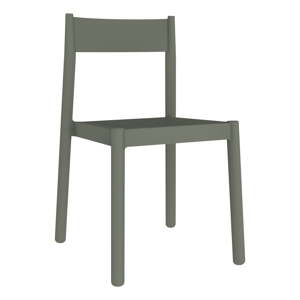 Sada 4 šedozelených zahradních židlí Resol Danna