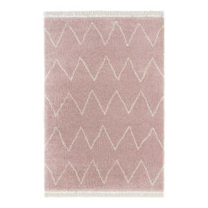 Růžový koberec Mint Rugs Rotonno, 160 x 230 cm