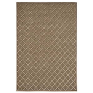 Hnědý koberec Mint Rugs Shine Karro, 80 x 125 cm