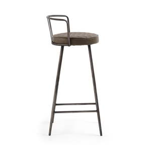Hnědá barová židle Kave Home, výška 92 cm