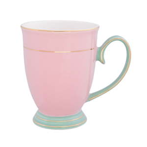 Růžový porcelánový hrnek Clayre & Eef Annie, 250 ml