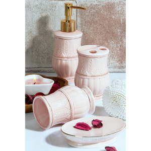 Set růžových koupelnových doplňků Orient