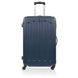Modrý cestovní kufr na kolečkách Bluestar, 46 l