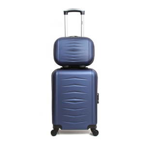 Sada 2 tmavě modrých cestovních kufrů na kolečkách Infinitif Oviedo