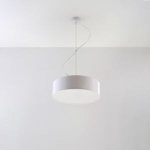 Bílé závěsné svítidlo ø 35 cm Atis – Nice Lamps