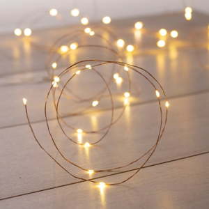 Transparentní LED světelný řetěz DecoKing Lights, 240 světýlek, délka 4,5 m