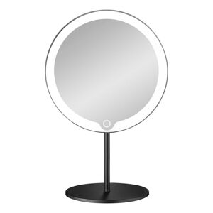 Černé kosmetické zrcadlo s LED podsvícením Blomus Modo