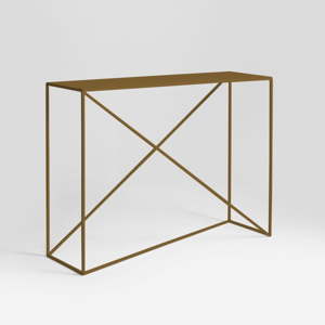 Konzolový stolek ve zlaté barvě Custom Form Memo