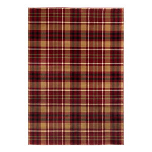 Červený koberec Flair Rugs Highland, 120 x 170 cm