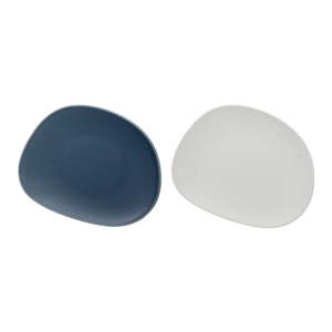 Sada 2 modro-bílých porcelánových talířů na salát Like by Villeroy & Boch Group