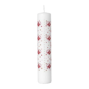 Svíčka s vánočním motivem doba hoření 56 h Guirlande – Kähler Design