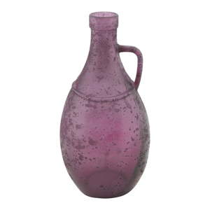 Fialová váza z recyklovaného skla Mauro Ferretti Bordea, ⌀ 12,5 cm