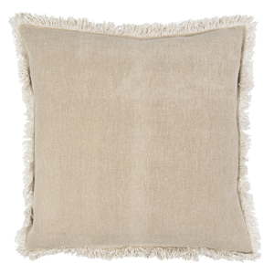 Béžový bavlněný polštář Clayre & Eef Mismo, 45 x 45 cm