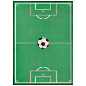 Dětský zelený koberec Zala Living Football, 200 x 290 cm