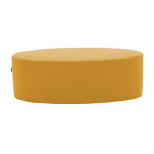 Žlutý puf Softline Bon-Bon Eco Cotton Yellow, délka 100 cm