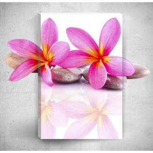 Nástěnný 3D obraz Mosticx Pink Flowers, 40 x 60 cm