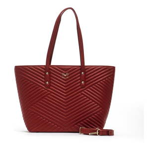Červená dámská kabelka 19V69 ITALIA Shopper