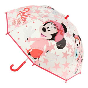 Transparentní dětský deštník Ambiance Minnie, ⌀ 71 cm