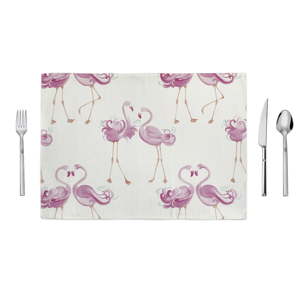 Prostírání Home de Bleu Love Flamingos, 35 x 49 cm