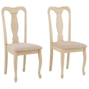 Sada 2 židlí z kaučukového dřeva Støraa Charles