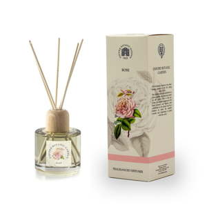 Aroma difuzér s vůni růže Bahoma London Fragranced, 100 ml