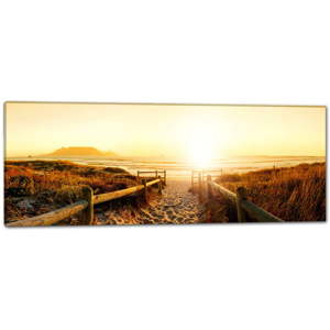 Obraz Styler Glasspik Beach, 50 x 125 cm