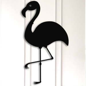 Kovová nástěnná dekorace Flamingo